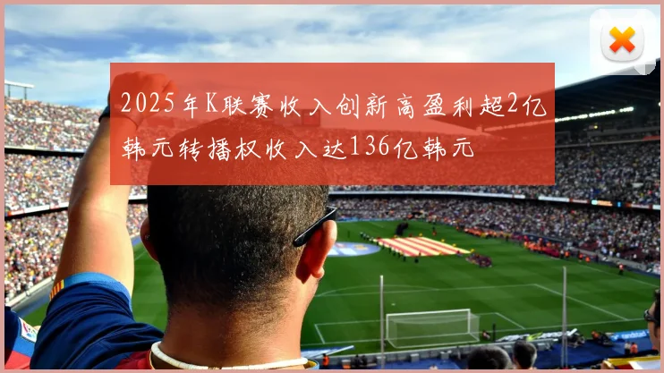 2025年K联赛收入创新高盈利超2亿韩元转播权收入达136亿韩元